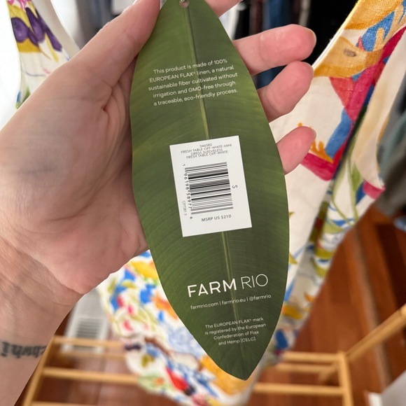 New Farm Rio Off-White Fresh Table Mini Dress - Picture 5 of 6